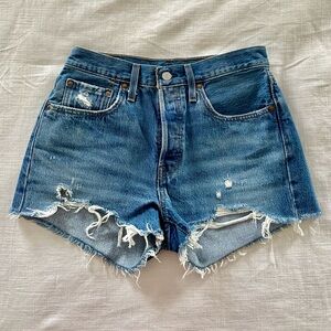 Levi’s 501 Original Cut Off Shorts Sz 27